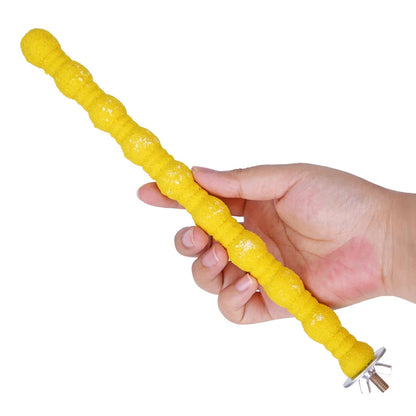 Wooden Claw Grinding Stick for Parrots – Bird Perching Sand Bar, Teeth Bites Toy for Parakeets, Cage Accessories