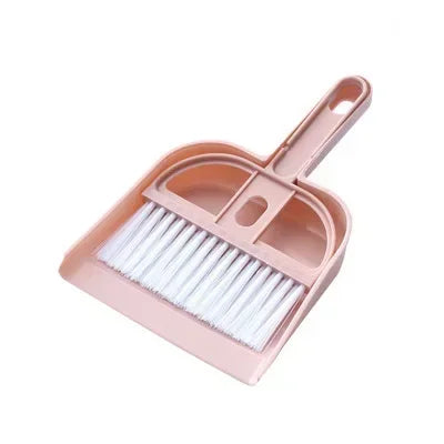 Mini Desktop Cleaning Set – Small Broom and Dustpan for Keyboards, Cat & Hamster Areas, and Pet Care