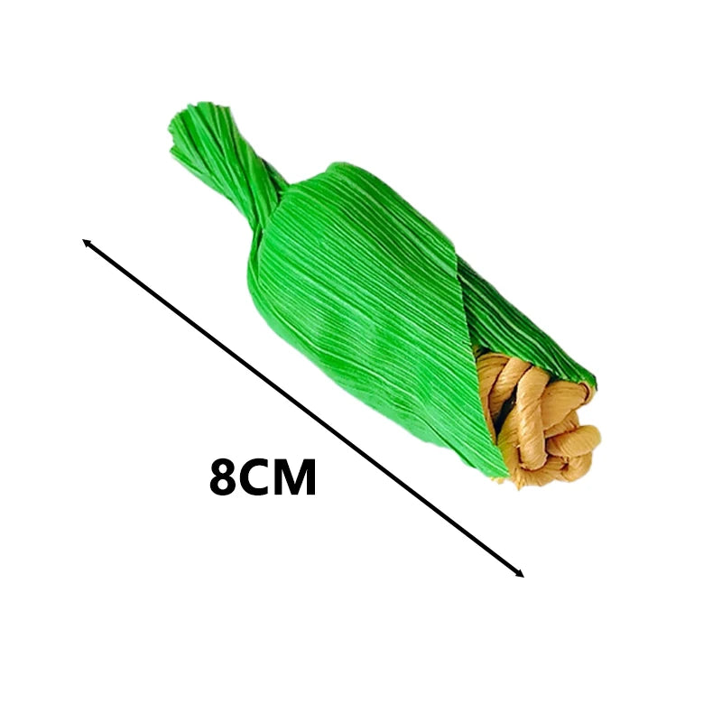 Parrot Chew and Teeth Grinding Toy – Handwoven Carrot and Corn Vine Ball for Birds, Hamsters, and Rabbits, Cage Swing Hanging Accessory